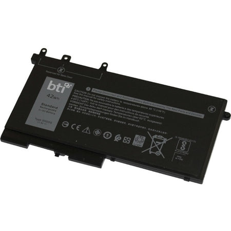 BTI 3DDDG-BTI 11.4V 42WHR LI-ION BATTERY 03DDDG, 3VC9Y, 03VC9Y, 451-BBZP, 049XH, 451-BZT, 3DDDG, RRJDX LATITUDE 15 5580, 15 5590, 15 5591, 5280, 5290, 5480, 5490, 5495, 5580, 5590, 5591 - 3DDDG-BTI