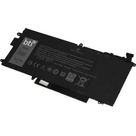 BTI K5XWW-BTI 7.6V 60WHR LI-ION BATTERY 0N18GG, 725KY, 451-BBZC, K5XWW, 4CSMP, N18GG, 6CYH6 LATITUDE 5289, LATITUDE 5289 2-IN-1, LATITUDE 7389, LATITUDE 7390 2-IN-1 - K5XWW-BTI