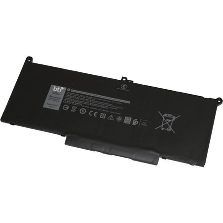 BTI F3YGT-BTI 7.6V 60WHR LI-ION BATTERY 0DM3WC, 2X39G, F3YGT, 0F3YGT, 451-BBYE, KG7VF, 0F3YGTY, DM3WC, MYJ96, 0MYJ96, DM6WC, V4940 LATITUDE 7280, LATITUDE 7480, LATITUDE 7290, LATITUDE 7380, LATITUDE 7390 - F3YGT-BTI