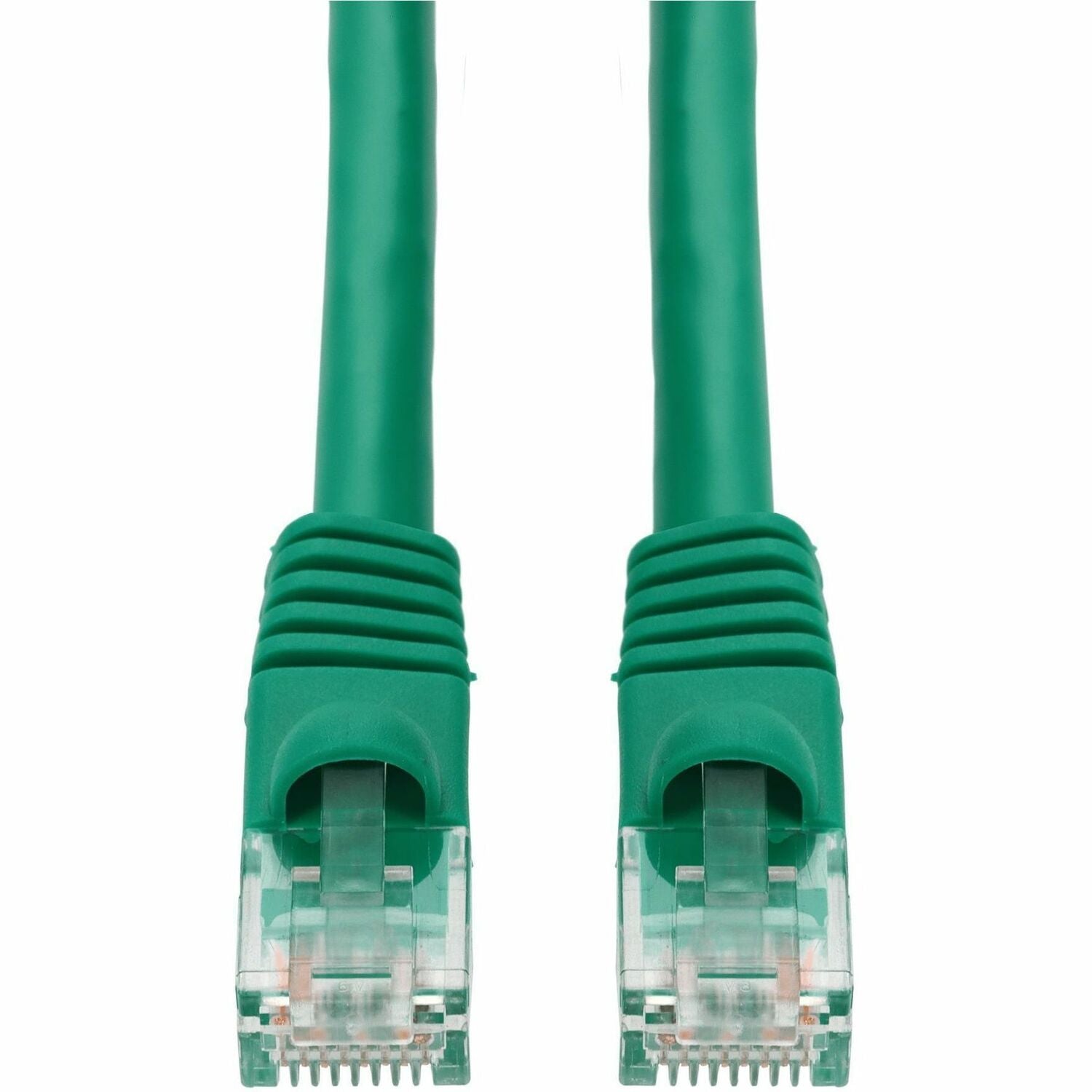 AddOn 25ft Green CAT 6 PVC Ethernet Cable Snagless Bubble Boot RJ-45 M/M - ADD-25FCAT6-GN