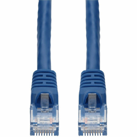 AddOn 50ft Blue CAT 5E PVC Ethernet Cable Snagless Bubble Boot RJ-45 M/M - ADD-50FCAT5E-BE