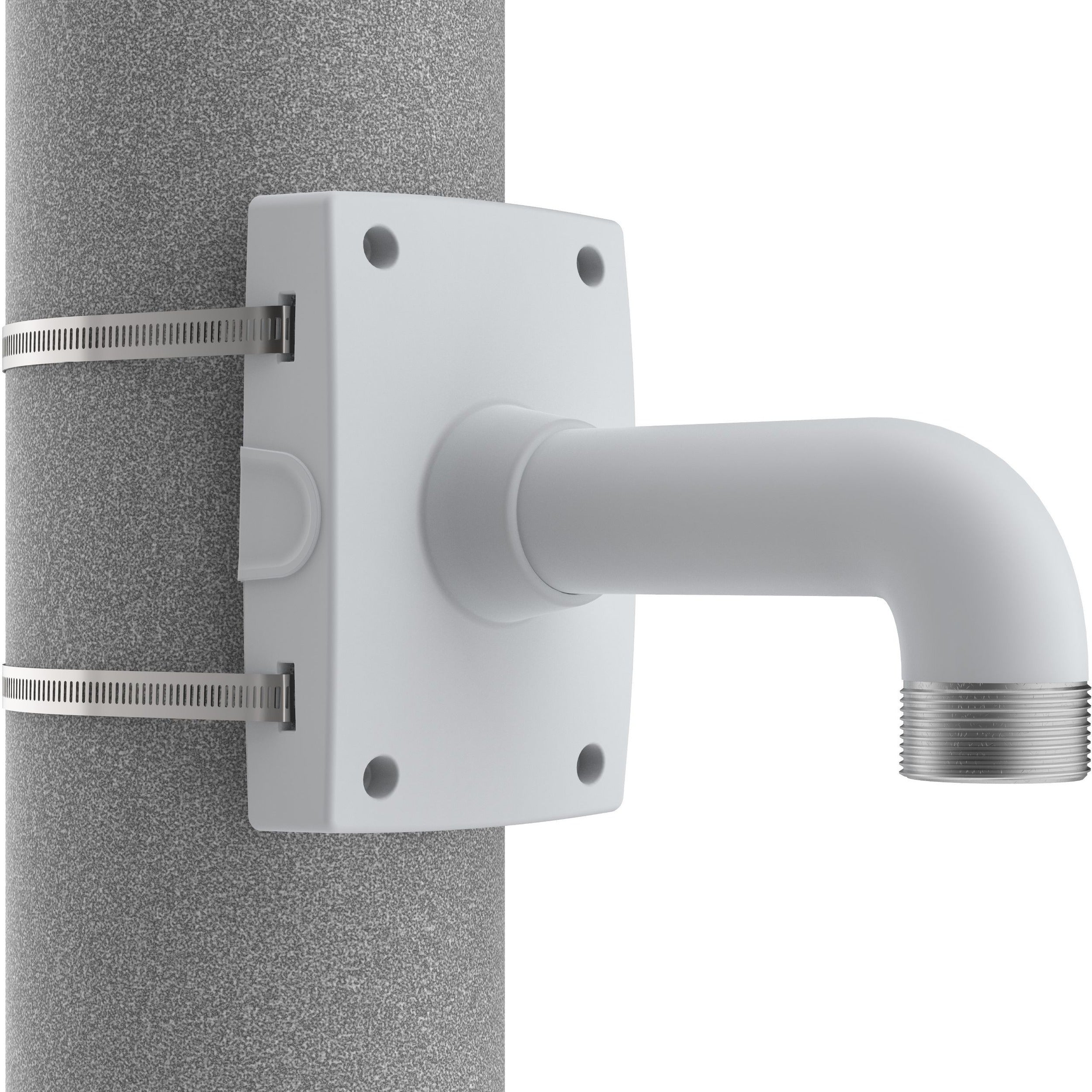 AXIS T91B67 Pole Mount for Network Camera - White - 01473-001