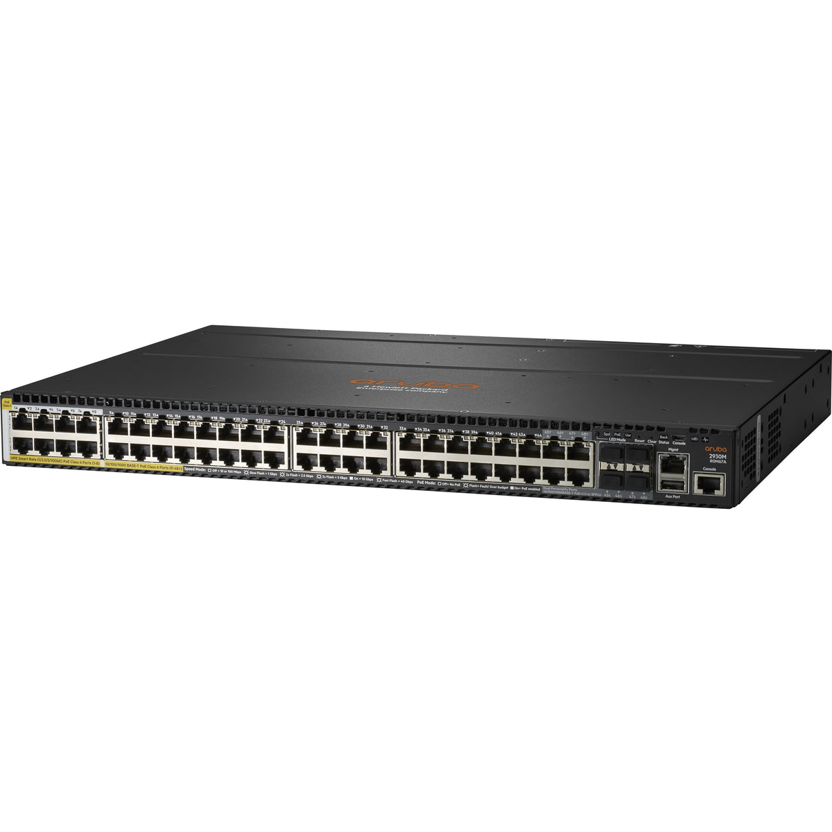 HPE 2930M 40G 8 Smart Rate PoE Class 6 1-slot Switch - R0M67A