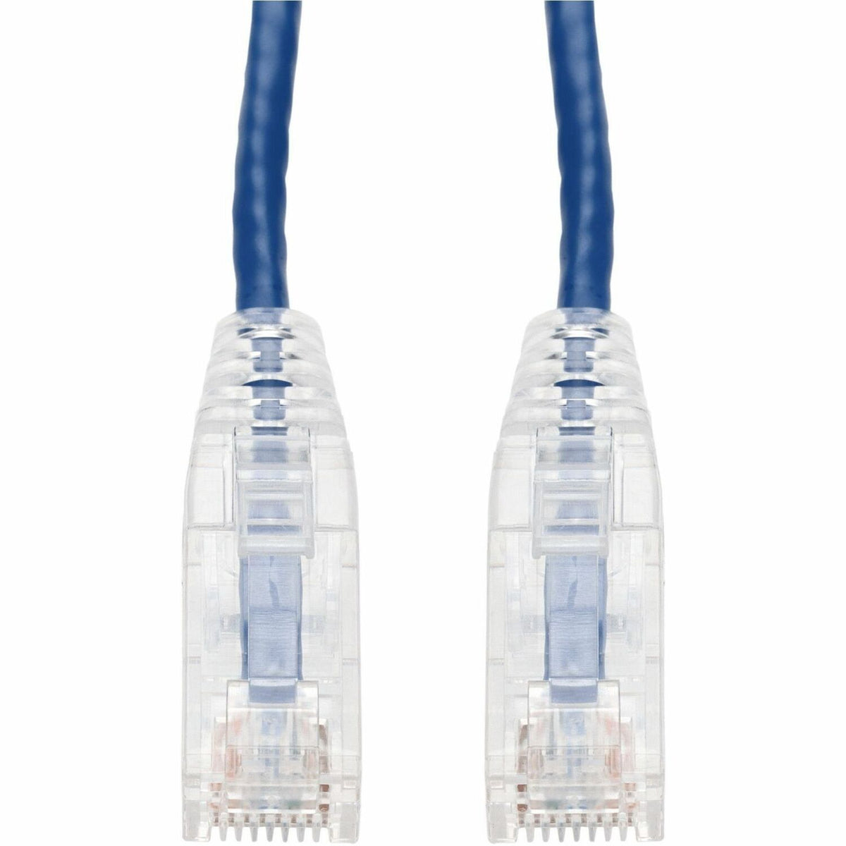 AddOn 10ft Blue CAT 6 Slim PVC Ethernet Cable Snagless Clear-Claw RJ-45 M/M - ADD-10FCAT6SL-BE