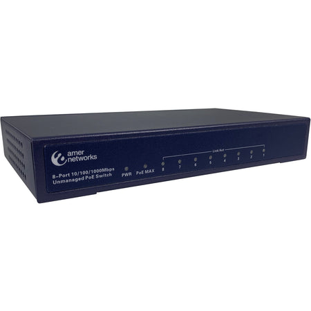 Amer 8 Port 10/100/1000Mbps Economic PoE Switch - SG8P