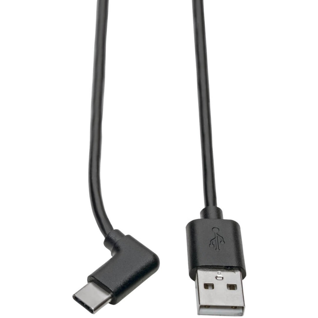 Eaton Tripp Lite Series USB-A to USB-C Cable, Right-Angle USB-C, USB 2.0, (M/M), 6 ft. (1.83 m) - U038-006-CRA