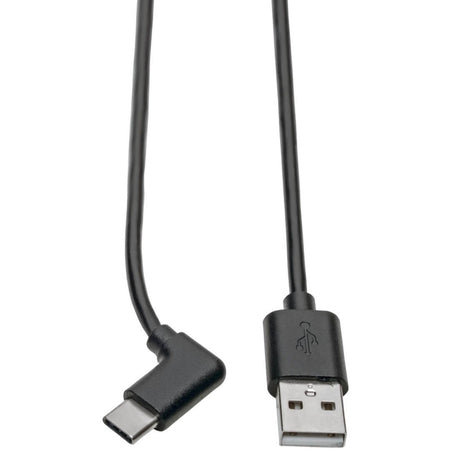 Eaton Tripp Lite Series USB-A to USB-C Cable, Right-Angle USB-C, USB 2.0, (M/M), 6 ft. (1.83 m) - U038-006-CRA