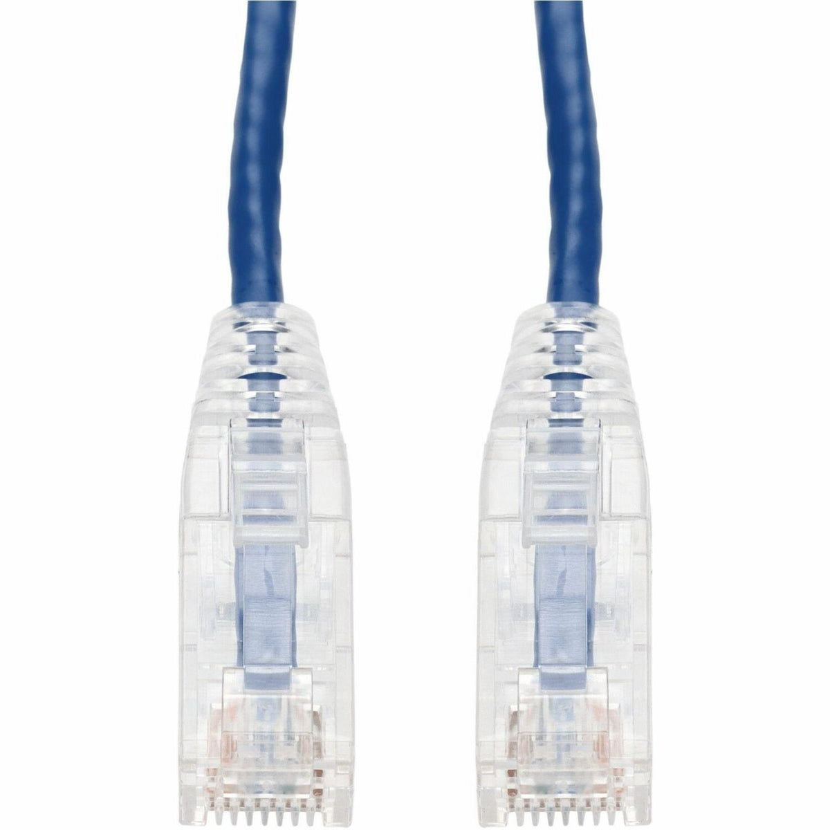 AddOn 10ft Blue CAT 6 Slim PVC Ethernet Cable Snagless Clear-Claw RJ-45 M/M - ADD-10FSLCAT6-BE