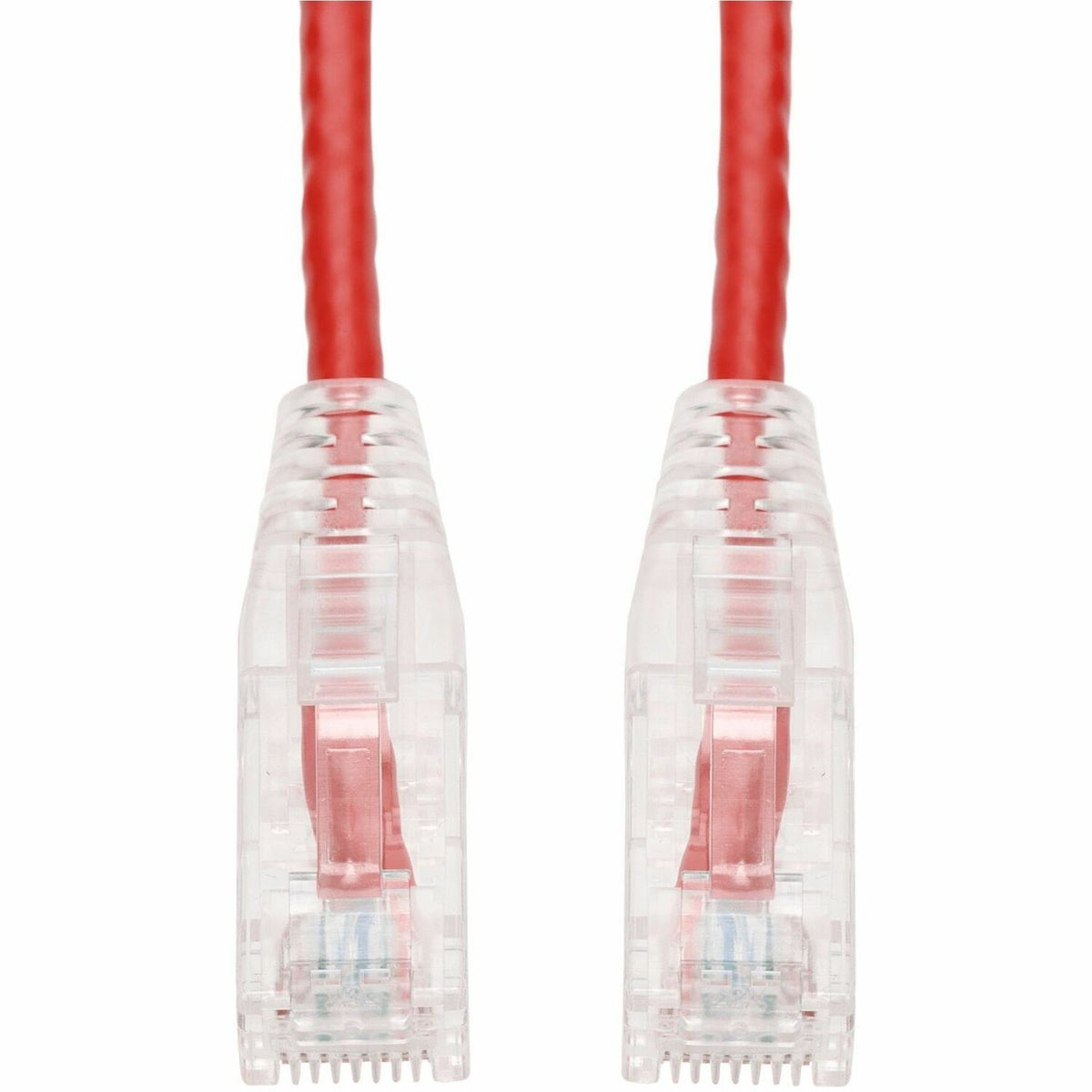 AddOn 5ft Red CAT 6 Slim PVC Ethernet Cable Snagless Clear-Claw RJ-45 M/M - ADD-5FSLCAT6-RD