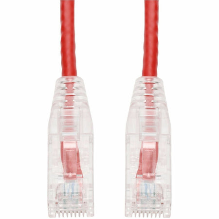 AddOn 5ft Red CAT 6 Slim PVC Ethernet Cable Snagless Clear-Claw RJ-45 M/M - ADD-5FSLCAT6-RD