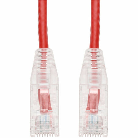 AddOn 4ft Red CAT 6 Slim PVC Ethernet Cable Snagless Clear-Claw RJ-45 M/M - ADD-4FSLCAT6-RD