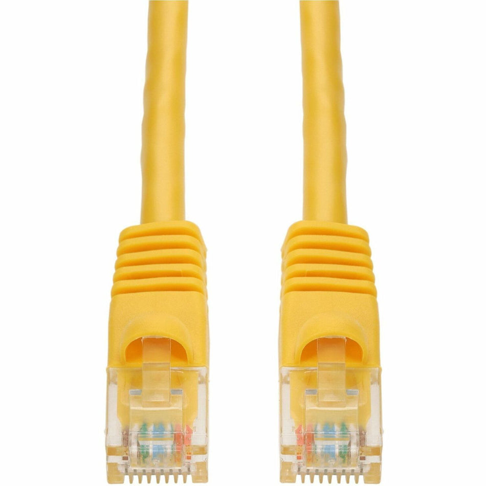 AddOn 7ft Yellow CAT 5E PVC Ethernet Cable Snagless Bubble Boot RJ-45 M/M - ADD-7FCAT5E-YW