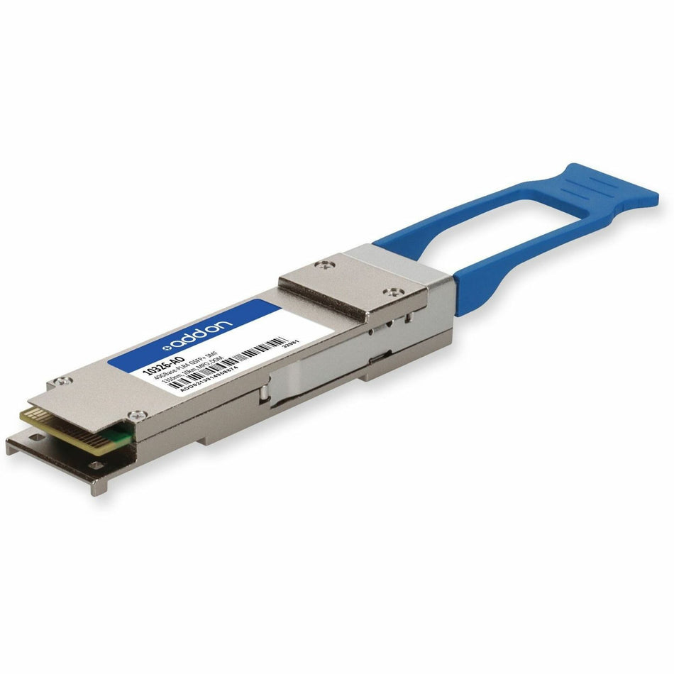 AddOn Extreme Networks&reg; 10326 Compatible TAA 40GBase-PLR4 QSFP+ Transceiver (SMF, 1310nm, 10km, MPO, DOM) - 10326-AO