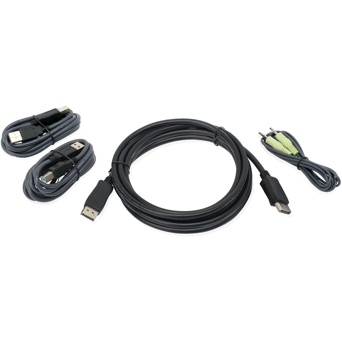 IOGEAR 10 Ft. DisplayPort, USB KVM Cable Kit with Audio (TAA) - G2L903UTAA3