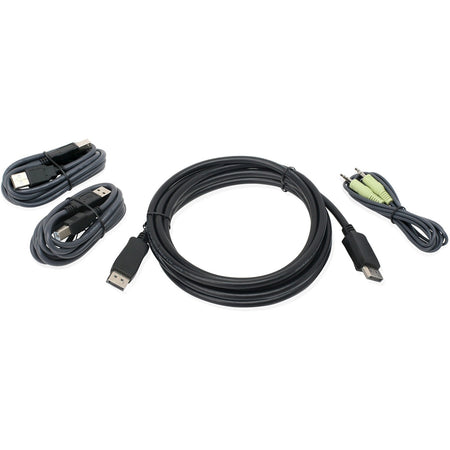 IOGEAR 10 Ft. DisplayPort, USB KVM Cable Kit with Audio (TAA) - G2L903UTAA3