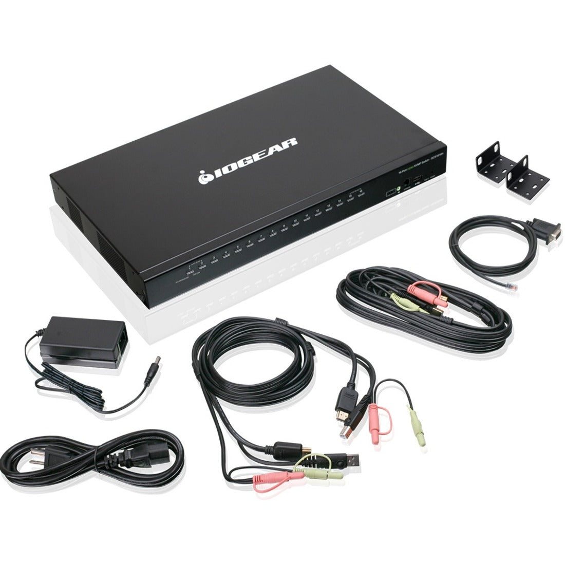 IOGEAR 16-Port USB HDMI KVM Switch with Audio (TAA Compliant) - GCS1816H