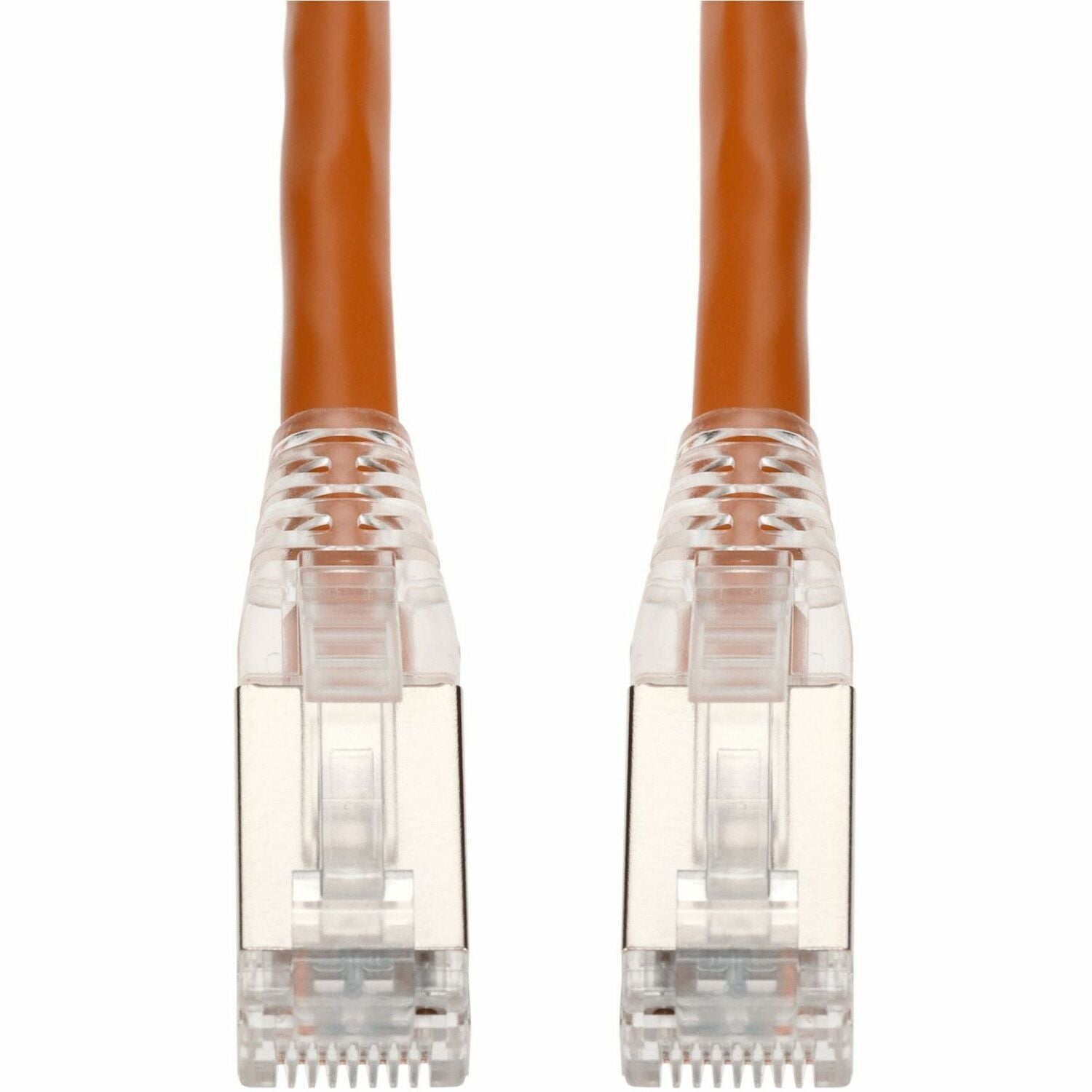 AddOn 3ft Orange CAT 6 Shielded PVC Ethernet Cable Snagless Bubble Boot RJ-45 M/M - ADD-3FCAT6S-OE