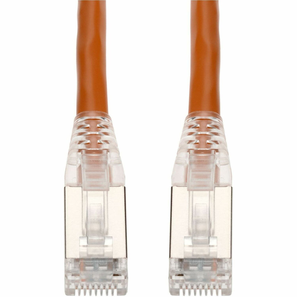 AddOn 3ft Orange CAT 6 Shielded PVC Ethernet Cable Snagless Bubble Boot RJ-45 M/M - ADD-3FCAT6S-OE