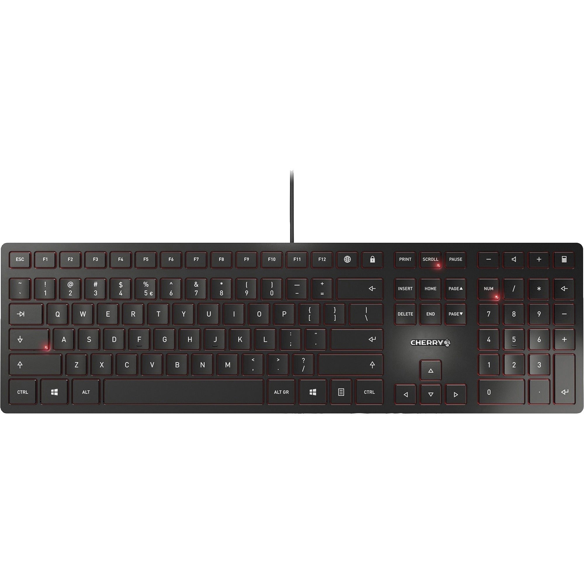 CHERRY KC 6000 SLIM Black Wired Keyboard - JK-1600EU-2