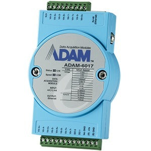 B+B SmartWorx 8-ch Isolated Analog Input Modbus TCP Module with 2-ch DO - ADAM-6017-D