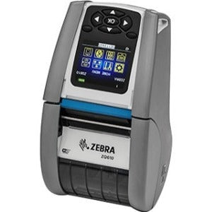 Zebra ZQ61-HUFA000-00 DT Printer ZQ610 2"/48mm Healthcare; English/Latin fonts,BT 4.x, Linered platen, 0.75" core, Group 0, Belt clip - ZQ61-HUFA000-00