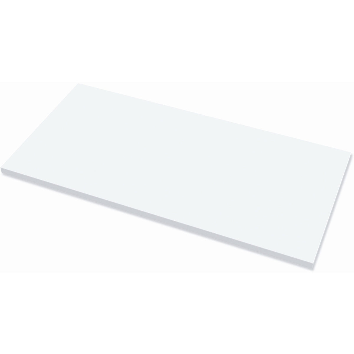 Fellowes High Pressure Laminate Desktop White - 72"x30" - 9649301