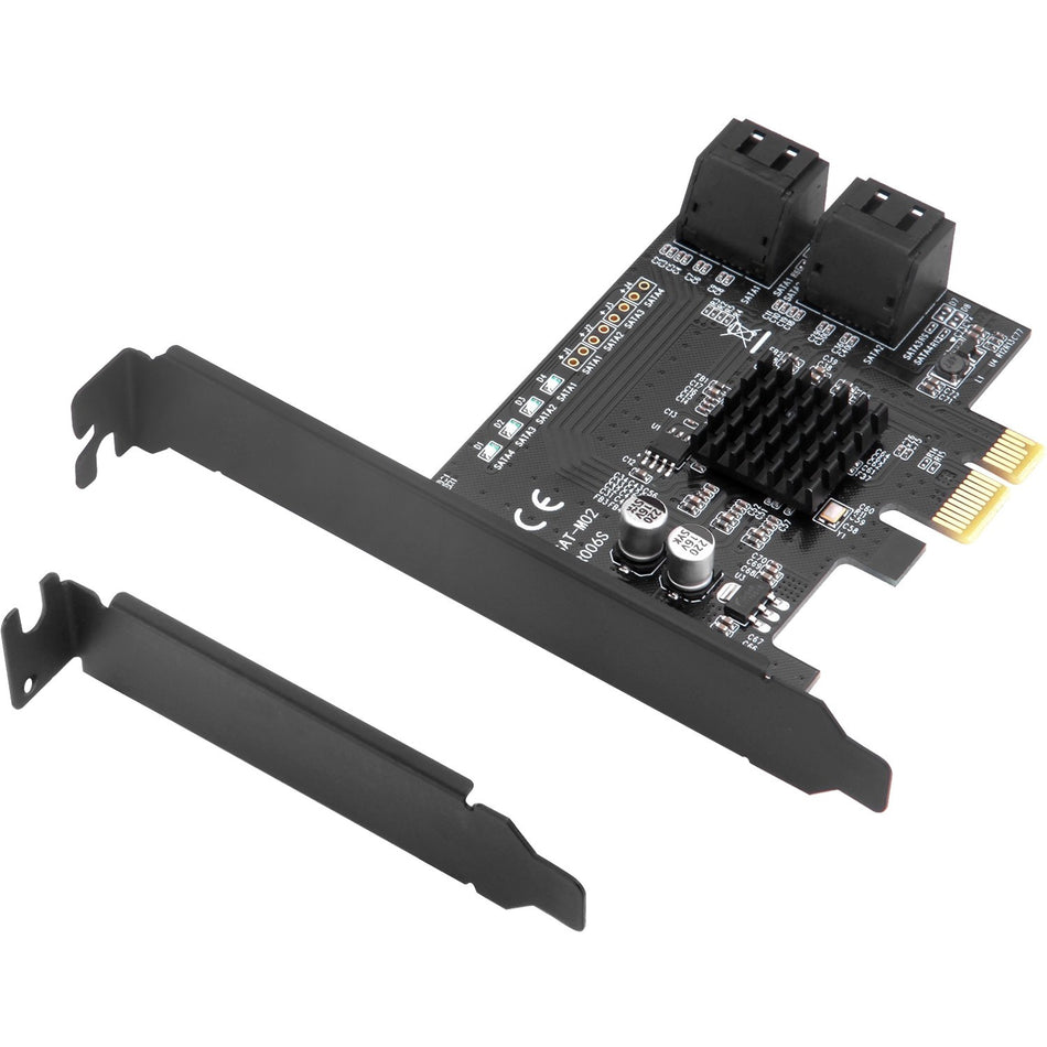 SIIG Dual Profile 4-Channel SATA 6G PCIe Host Card - SC-SAEC11-S1