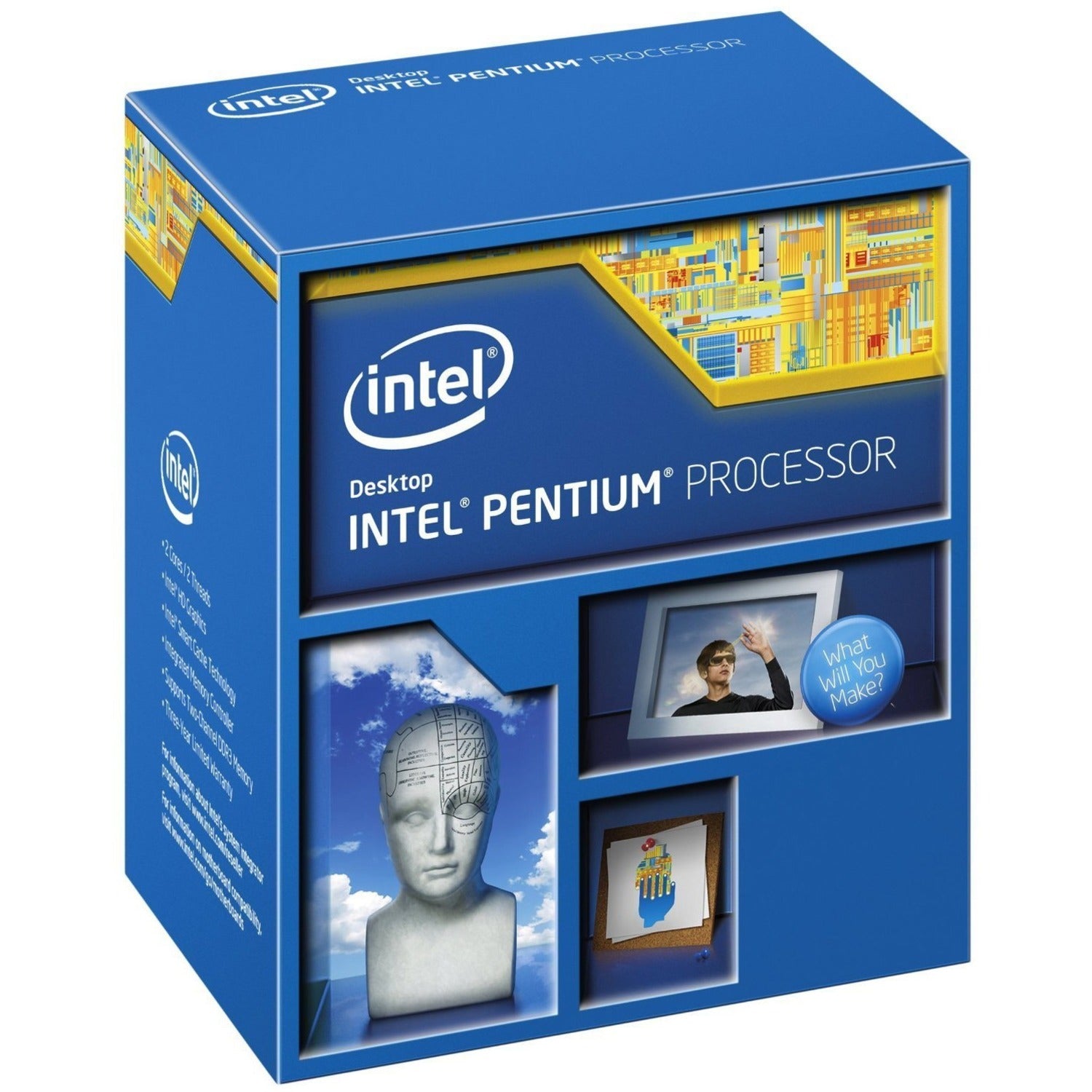 Intel-IMSourcing Intel Pentium G3000 G3240 Dual-core (2 Core) 3.10 GHz Processor - BX80646G3240