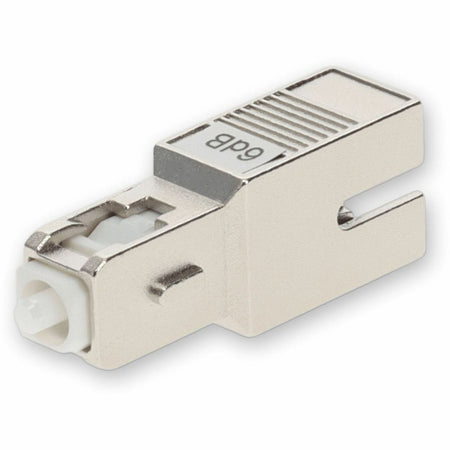 AddOn 2-Pack of 6dB fixed SC Male to SC Female OS1 SMF Simplex Fiber Attenuators - ADD-ATTN-SCPC-6DB
