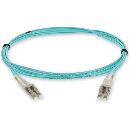 AddOn 1m LC (Male) to LC (Male) Aqua OM3 Duplex OFNR (Riser-Rated) Straight Fiber Patch Cable - ADD-LC-LC-1MST5OM3