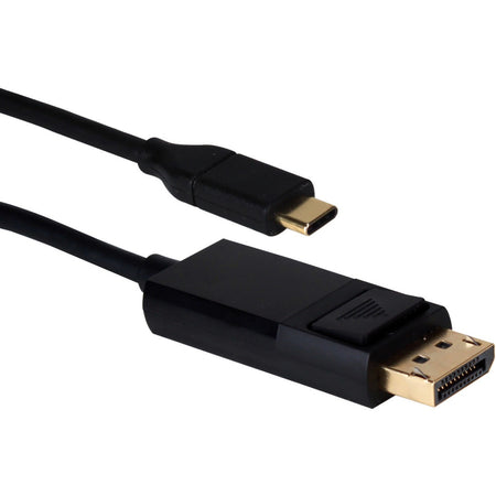 QVS 6ft USB-C / Thunderbolt 3 to DisplayPort UltraHD 4K/60Hz Video Converter Cable - USBCDP-06