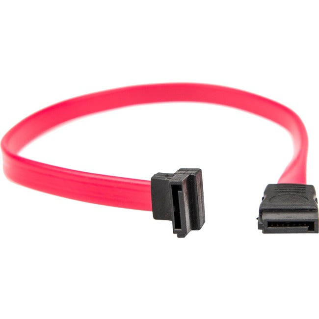 Rocstor Premium 18in SATA Serial ATA Cable - SATA - 18in - 1 x Female SATA - 1 x Female SATA - Red - Y10C218-R1