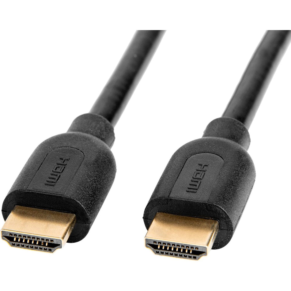 Rocstor Premium 30ft 4K High Speed HDMI to HDMI M/M Cable - Ultra HD HDMI 2.0 Supports 4k x 2k at 60Hz with resolutions up to 3840x2160p and 18Gbps Bandwidth - HDMI 2.0 to HDMI 2.0 Male/Male - HDMI 2.0 for HDTV, DVD Player - 30ft (9.1m) - 1 Retail Pack - 1 x HDMI Male - 1 x HDMI Male - Gold Plated Connectors - Shielding - Black - HDMI CABLE ULTRA HD 4Kx2K - HDMI for Audio/Video Devi SUPPORT 3D 4K2K 60HZ 18GBPS - Y10C229-B1