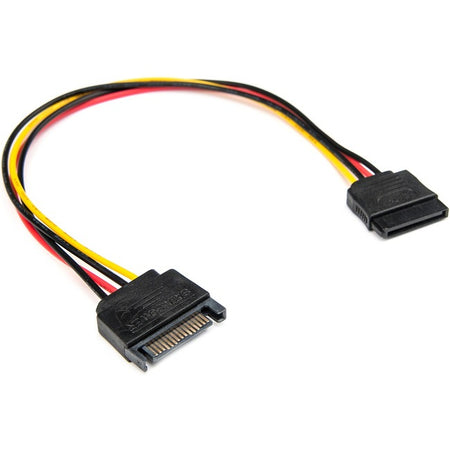 Rocstor Premium 12in 15 Pin SATA Power Extension Cable - 12in - SATA Cable 15 Pin SATA Power - Y10C213-B1