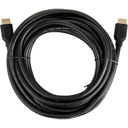 Rocstor Premium 25ft 4K High Speed HDMI to HDMI M/M Cable - Ultra HD HDMI 2.0 Supports 4k x 2k at 60Hz with resolutions up to 3840x2160p and 18Gbps Bandwidth - HDMI 2.0 to HDMI 2.0 Male/Male - HDMI 2.0 for HDTV, DVD Player - 25ft (7.6m) - 1 Retail Pack - 1 x HDMI Male - 1 x HDMI Male - Gold Plated Connectors - Shielding - Black - HDMI CABLE ULTRA HD 4Kx2K - HDMI for Audio/Video Devi SUPPORT 3D 4K2K 60HZ 18GBPS - Y10C228-B1