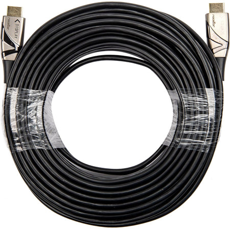 Rocstor Premium 100ft 4K High Speed HDMI to HDMI M/M Cable - Ultra HD HDMI 2.0 Supports 4k x 2k at 60Hz with resolutions up to 3840x2160p and 18Gbps Bandwidth - HDMI 2.0 to HDMI 2.0 Male/Male - HDMI 2.0 for HDTV, DVD Player - 100ft (30.5m) - 1 Retail Pack - 1 x HDMI Male - 1 x HDMI Male - Gold Plated Connectors - Shielding - Black - HDMI CABLE ULTRA HD 4Kx2K - HDMI for Audio/Video Devi SUPPORT 3D 4K2K 60HZ 18GBPS - Y10C232-B1