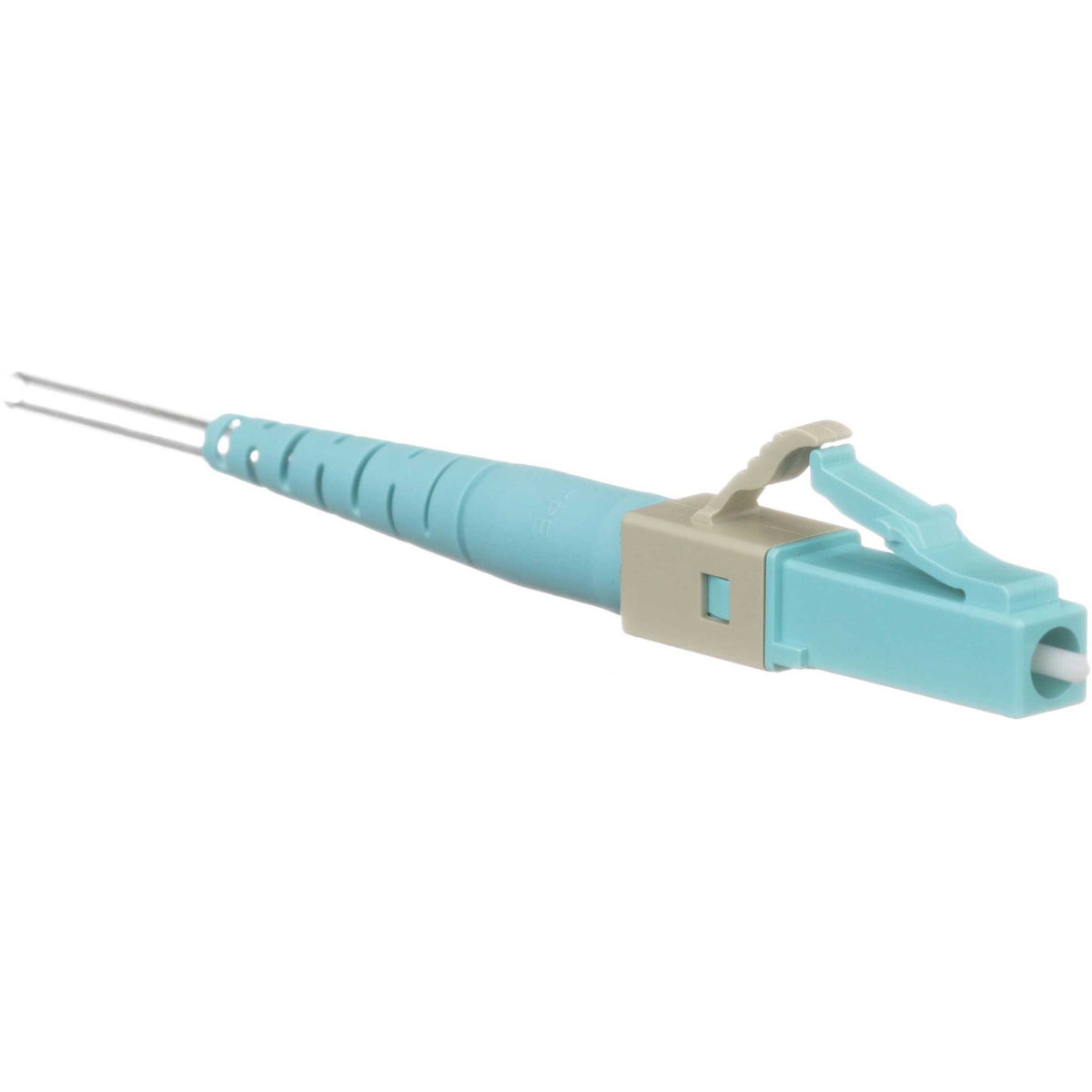 Panduit Fusion Splice LC Connector, OM3/OM4/OM5, Aqua - FLCS2/9SOCPXAQ