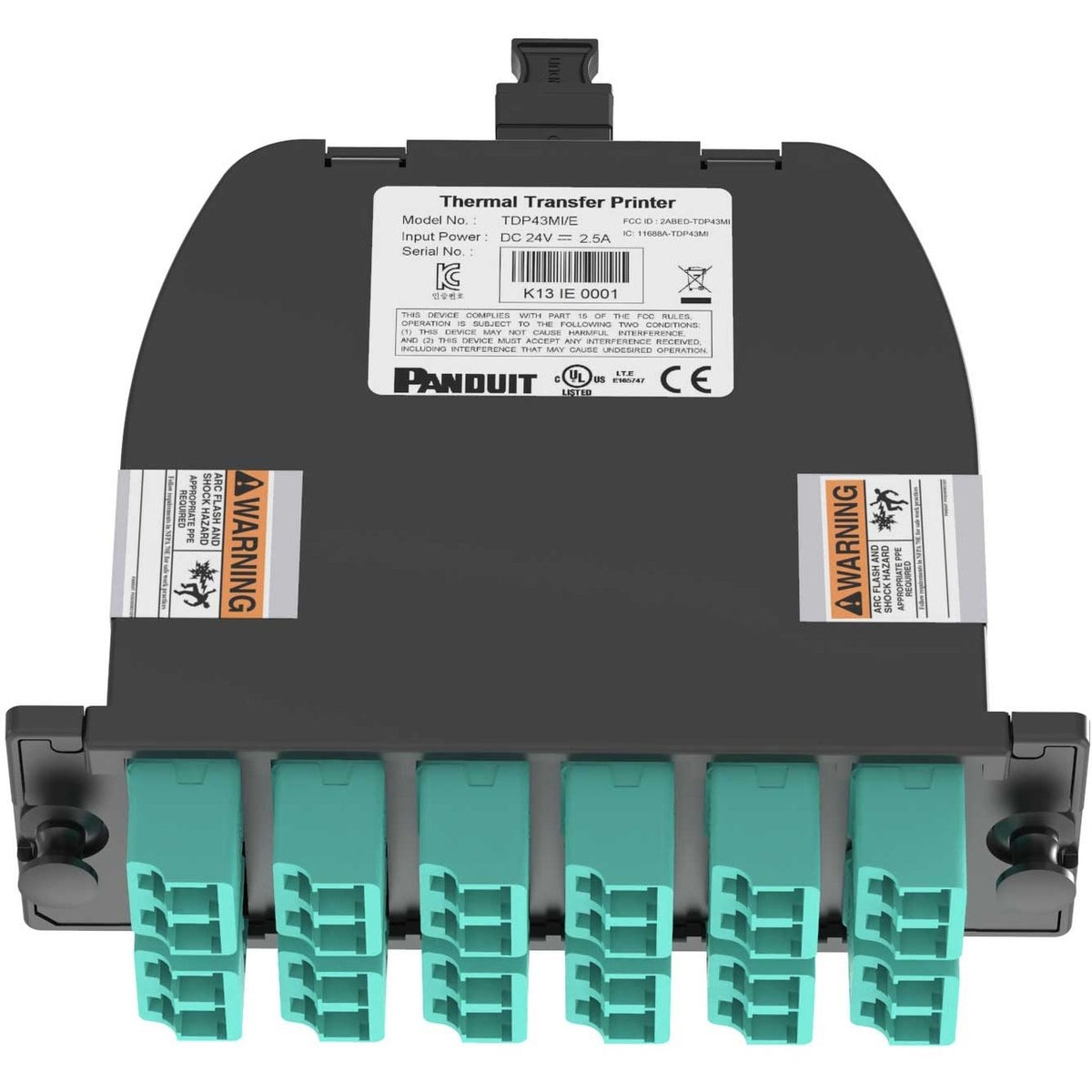 Panduit OptiCom MPO-LC Fiber Cassette OM4, 24 Fiber, Universal - FC2ZO-24-10U