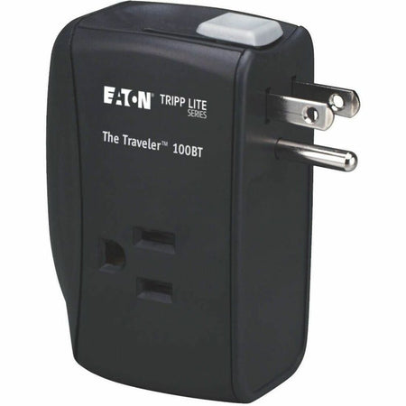 Eaton Tripp Lite Series Protect It! 2-Outlet Portable Surge Protector, Direct Plug-In, 1050 Joules, Ethernet Protection - TRAVELER100BT