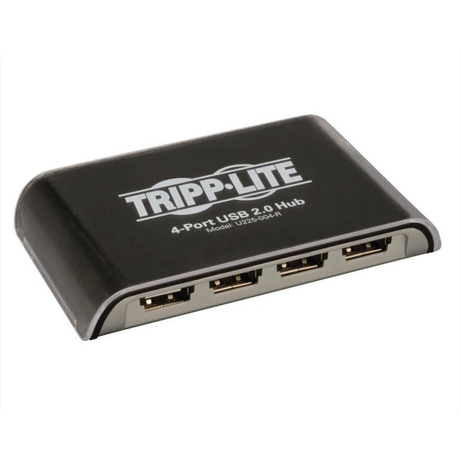 Tripp Lite by Eaton 4-Port Desktop Hi-Speed USB 2.0 USB 1.1 Hub 480Mbps 4ft Cable - U225-004-R