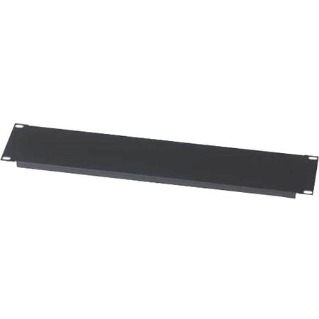 Sanus Component Series 1RU Rack Blank Panel - Flanged Blank Panel - Black - CASBP1-B1