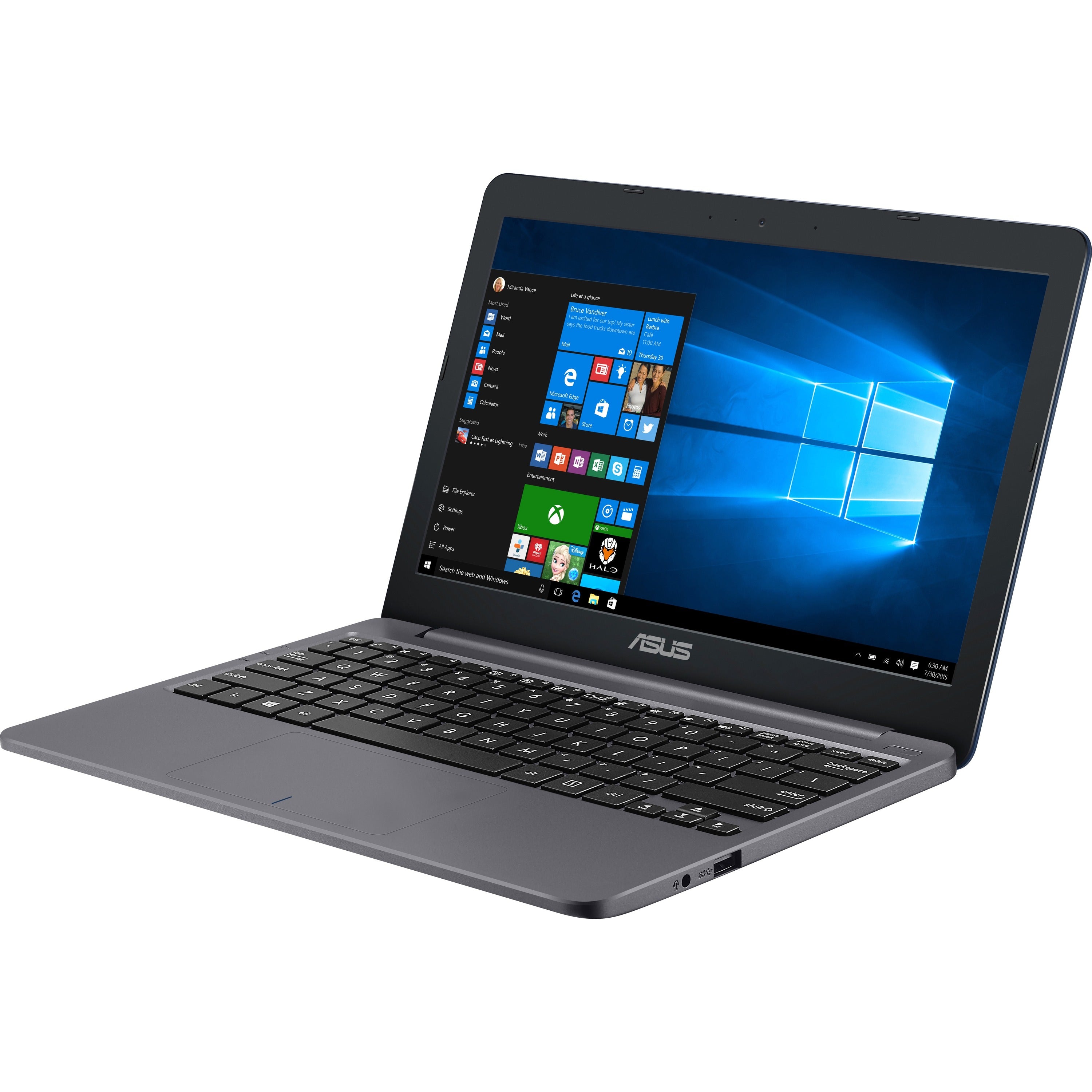 Asus L203 L203MA-DS04 11.6" Netbook - HD - Intel Celeron N4000 - 4 GB - 64 GB Flash Memory - Star Gray - L203MA-DS04