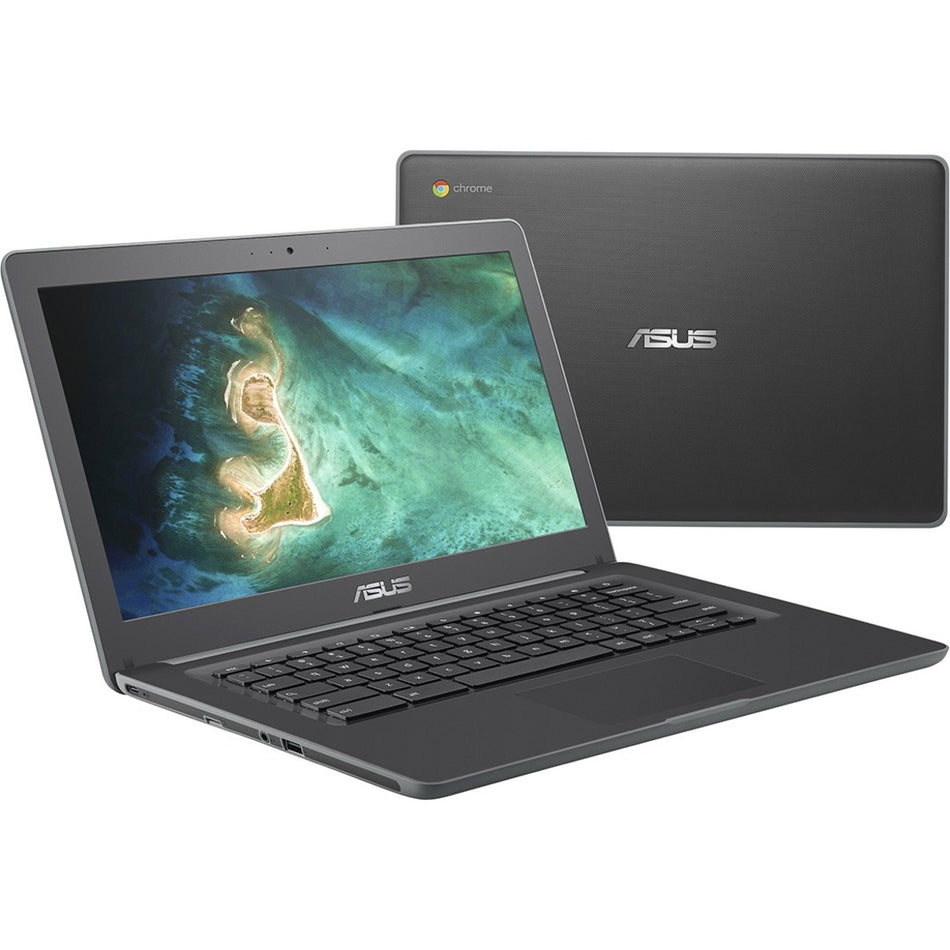 Asus Chromebook C403 C403NA-YS02 14" Chromebook - HD - Intel Celeron N3350 - 4 GB - 32 GB Flash Memory - Dark Gray - C403NA-YS02