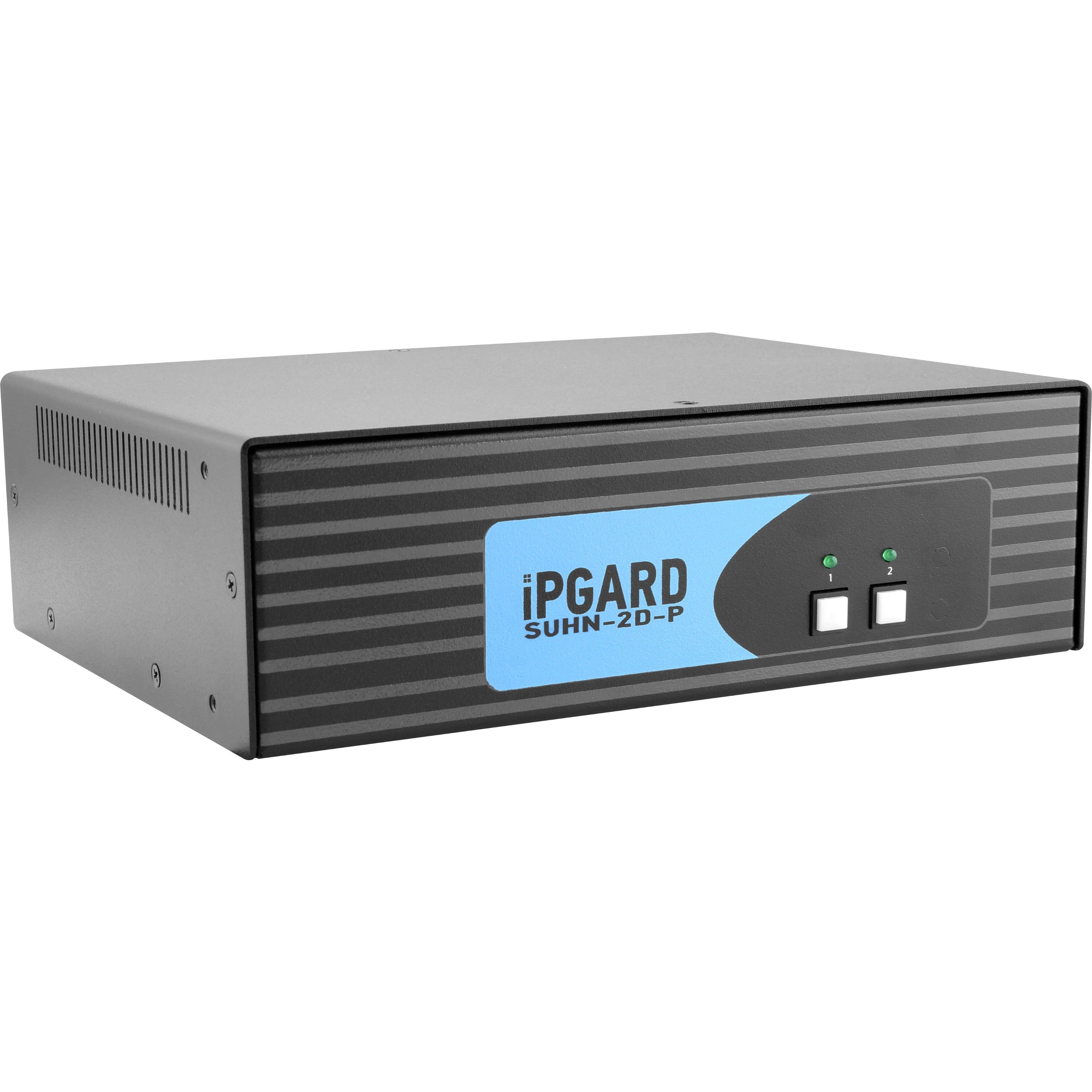 iPGARD Secure 2-Port, Dual-Head HDMI KVM Switch with Dedicated CAC Port & 4K Support - SUHN-2D-P