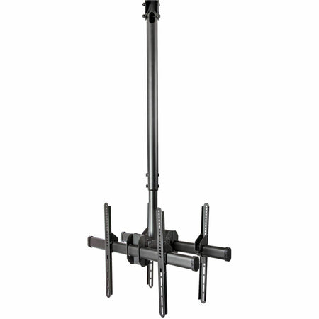 StarTech.com Dual TV Ceiling Mount, Back-to-Back Hanging Dual Screen VESA Pole Mount for 32"-75" TVs - Height Adjustable Telescopic Pole - FPCEILBTB