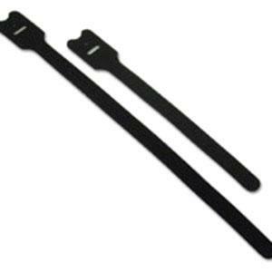 C2G 12in Screw-mountable Hook-and-Loop Cable Ties - 10pk - 29851