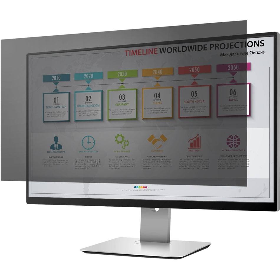Rocstor PrivacyView&trade; Premium Privacy Filter for 19 Standard Monitor - For 19" Monitor/Display - 5:4 Aspect Ratio - Glossy / Matte - Unframed -TAA Compliant - Black - For 19"LCD Monitor - 5:4 - Yes - TAA Compliant - PV0001-B1