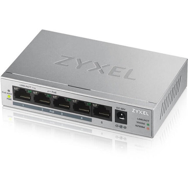 ZYXEL 5-Port GbE Unmanaged PoE Switch - GS1005HP