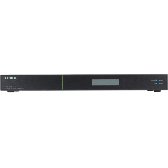 Luxul AV Series 18-Port Gigabit PoE+ L2/L3 Managed Switch - AMS-1816P