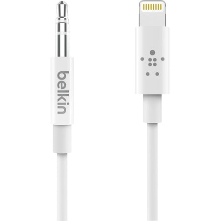 Belkin 3.5 mm Audio Cable With Lightning Connector - AV10172BT03-WHT